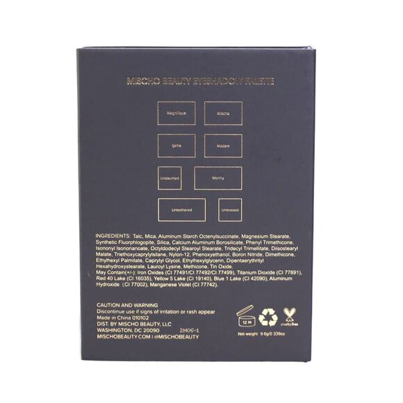 Mischo Beauty 8-Shade Limited Edition Eyeshadow Palette - NIB - Picture 3 of 4